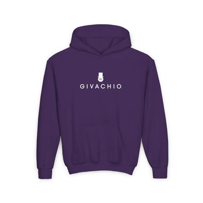 G Hat Man Youth Hoodie - S / Purple - Kids clothes
