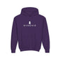 G Hat Man Youth Hoodie - S / Purple - Kids clothes