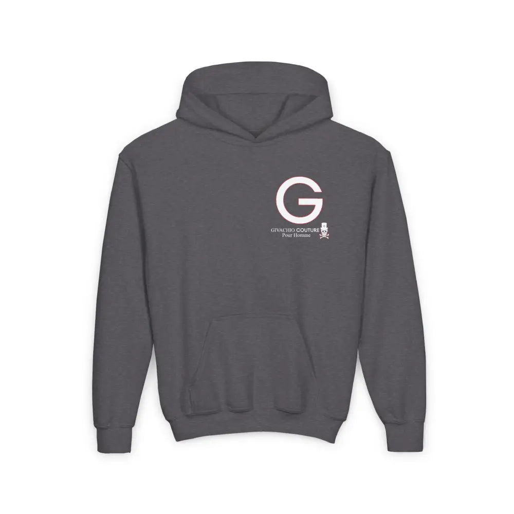 G Homme Youth Hoodie - S / Dark Heather - Kids clothes