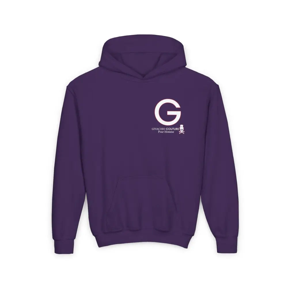 G Homme Youth Hoodie - S / Purple - Kids clothes