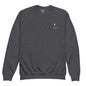 G Swish Hat Red Youth Sweatshirt - Dark Heather / XS