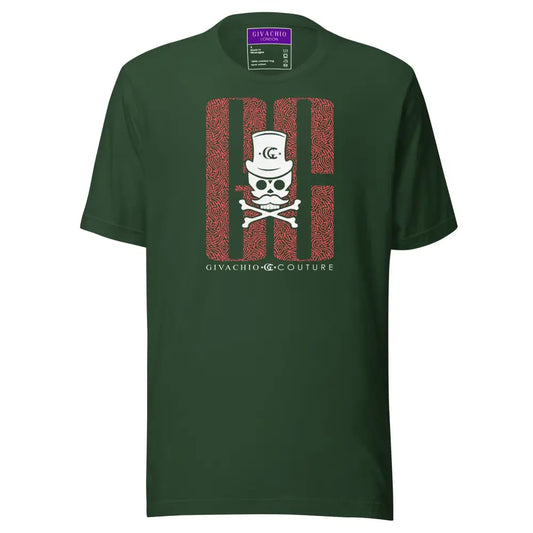 Ghost White Skull T-Shirt - Forest / S - T-Shirts