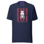 Ghost White Skull T-Shirt - Navy / S - T-Shirts