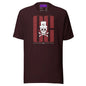 Ghost White Skull T-Shirt - Oxblood Black / S - T-Shirts