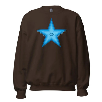 GL Star Up Sweatshirt - Dark Chocolate / S