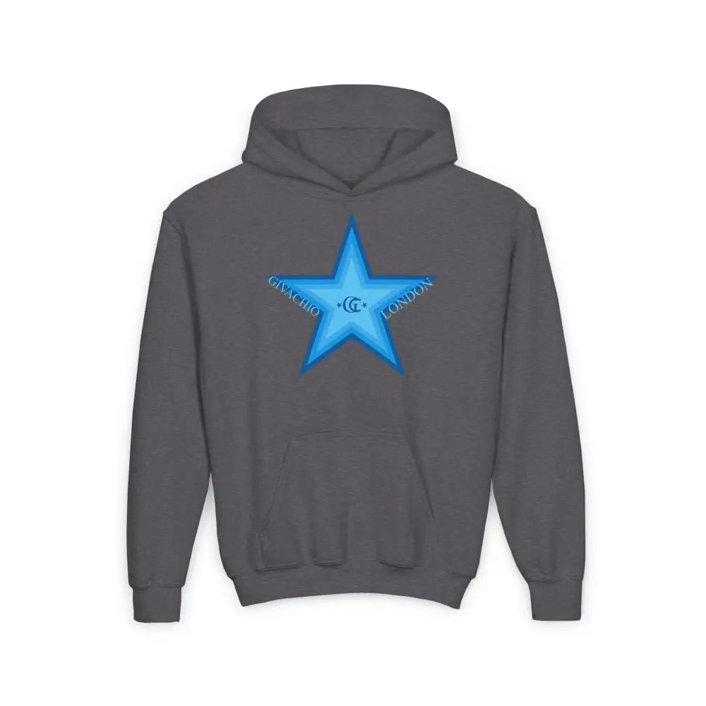 GL Star Up Youth Hoodie - S / Dark Heather - Kids clothes