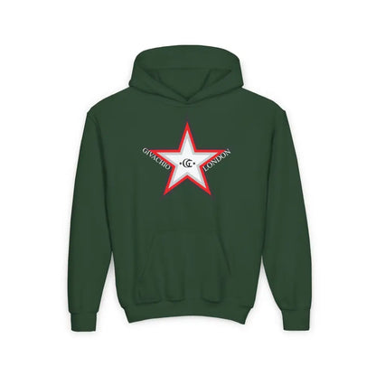 GL Star Up Youth Hoodie - S / Forest Green - Kids clothes