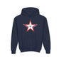 GL Star Up Youth Hoodie - S / Navy - Kids clothes