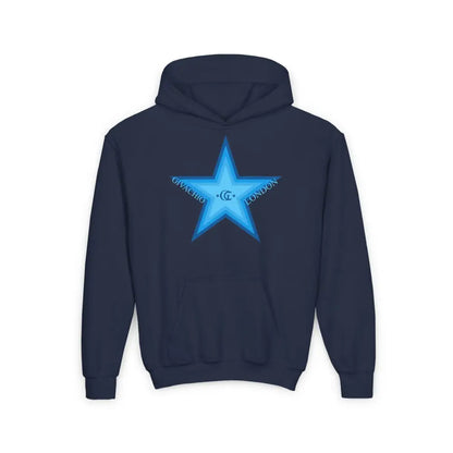 GL Star Up Youth Hoodie - S / Navy - Kids clothes