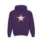 GL Star Up Youth Hoodie - S / Purple - Kids clothes