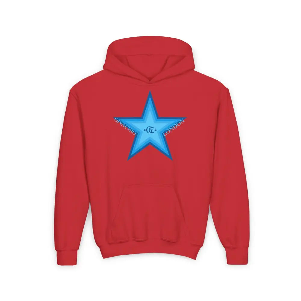 GL Star Up Youth Hoodie - S / Red - Kids clothes