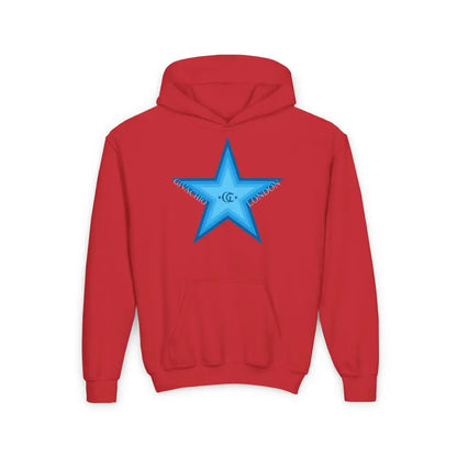 GL Star Up Youth Hoodie - S / Red - Kids clothes