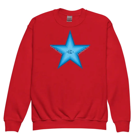 GL Star Up Youth Sweatshirt - Red / XS