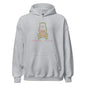 Green Aura Skull Hoodie - Sport Grey / S