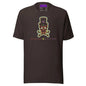 Green Aura Skull T-Shirt - Brown / S - T-Shirts