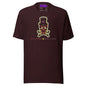 Green Aura Skull T-Shirt - Oxblood Black / S - T-Shirts