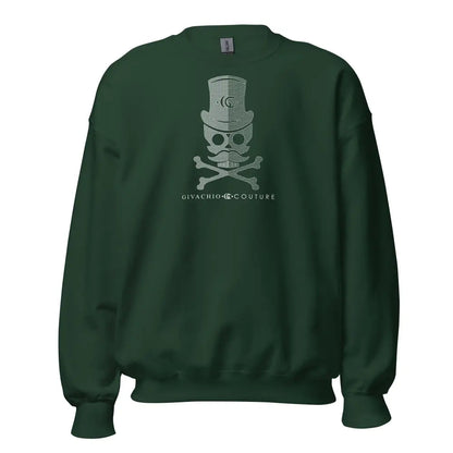 Heiron Skull Sweatshirt - Forest Green / S
