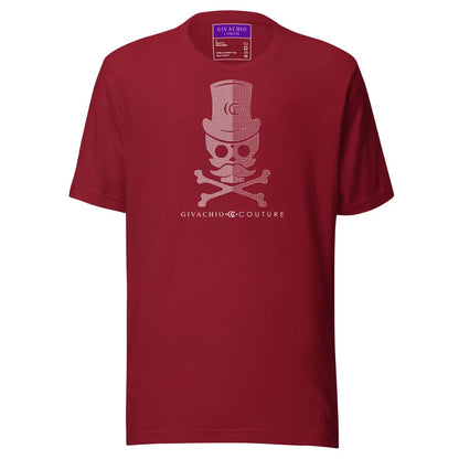 Heiron Skull T-Shirt - Cardinal / S - T-Shirts