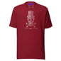 Heiron Skull T-Shirt - Cardinal / S - T-Shirts