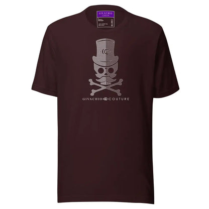 Heiron Skull T-Shirt - Oxblood Black / S - T-Shirts