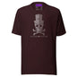 Heiron Skull T-Shirt - Oxblood Black / S - T-Shirts