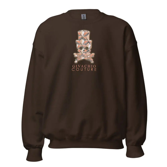 Ivor Skull Sweatshirt - Dark Chocolate / S