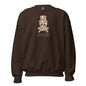 Ivor Skull Sweatshirt - Dark Chocolate / S