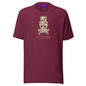 Ivor Skull T shirt - Maroon / S - T-Shirts