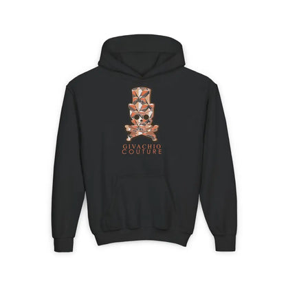 Ivor Skull Youth Hoodie - S / Black - Kids clothes