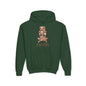 Ivor Skull Youth Hoodie - S / Forest Green - Kids clothes