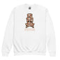 Ivor Skull Youth Sweatshirt - White / XS