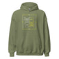 Leisurewear Atomic Skull Hoodie - Military Green / S