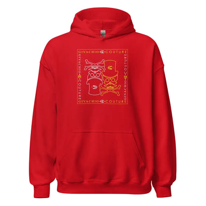 Leisurewear Atomic Skull Hoodie - Red / S