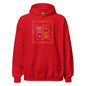 Leisurewear Atomic Skull Hoodie - Red / S