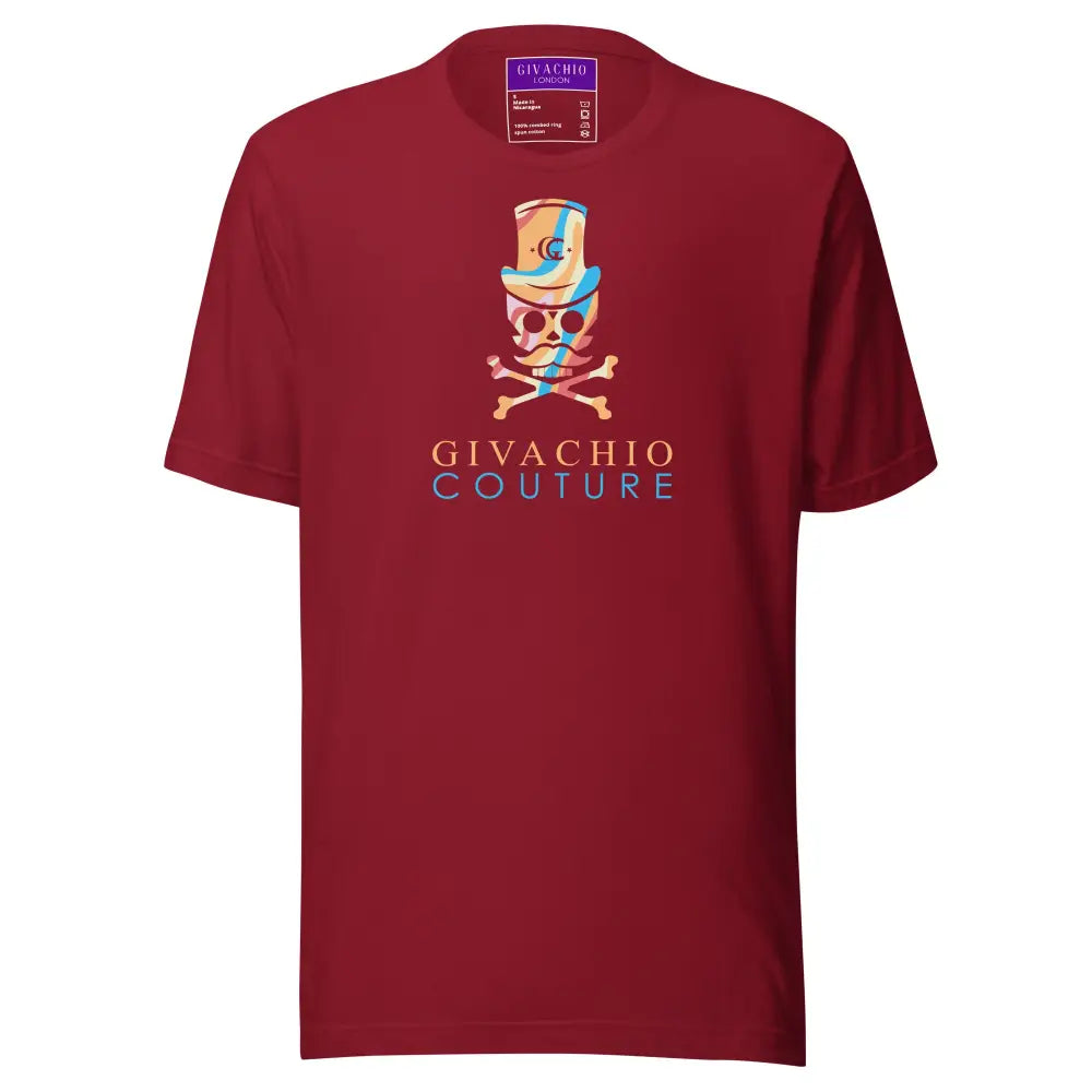 Mad Haze Skull T shirt - Cardinal / S - T-Shirts