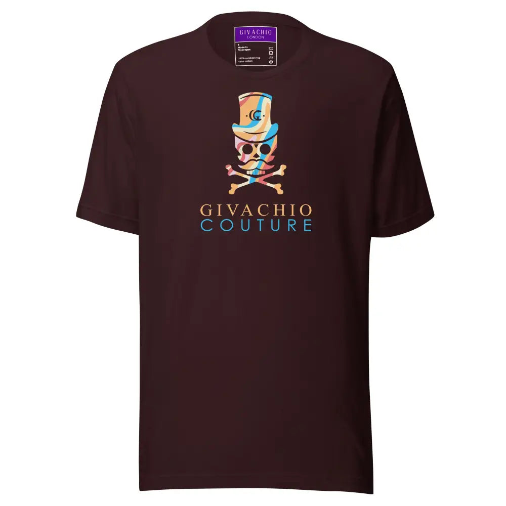 Mad Haze Skull T shirt - Oxblood Black / S - T-Shirts