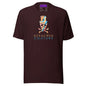Mad Haze Skull T shirt - Oxblood Black / S - T-Shirts