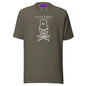 Mad White Skull T-Shirt - Army / S - T-Shirts
