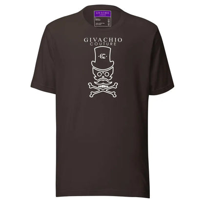 Mad White Skull T-Shirt - Brown / S - T-Shirts