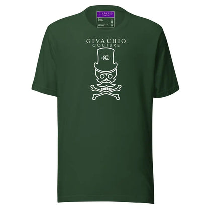 Mad White Skull T-Shirt - Forest / S - T-Shirts