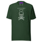 Mad White Skull T-Shirt - Forest / S - T-Shirts