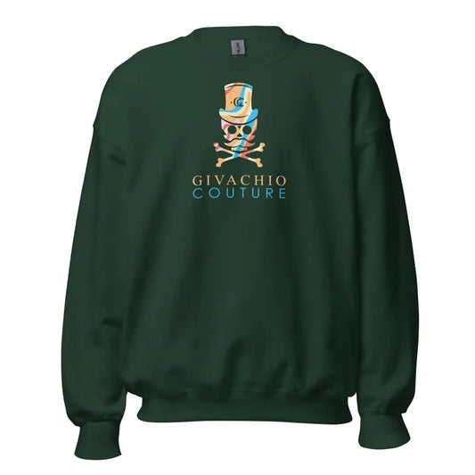 MadHaze Skull Sweatshirt - Forest Green / S