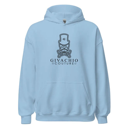 Noir Skull Hoodie - Light Blue / S