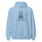 Noir Skull Hoodie - Light Blue / S