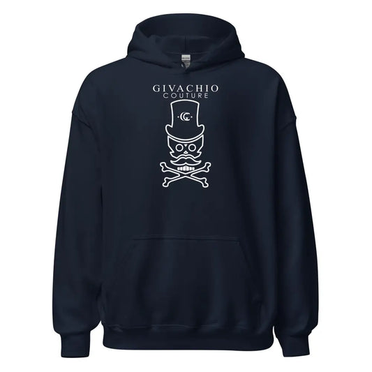 Noir Skull Hoodie - Navy / S