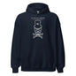 Noir Skull Hoodie - Navy / S