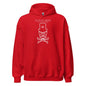 Noir Skull Hoodie - Red / S
