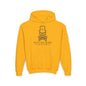 Noir Skull Youth Hoodie - S / Gold - Kids clothes
