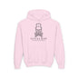 Noir Skull Youth Hoodie - S / Light Pink - Kids clothes