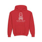 Noir Skull Youth Hoodie - S / Red - Kids clothes